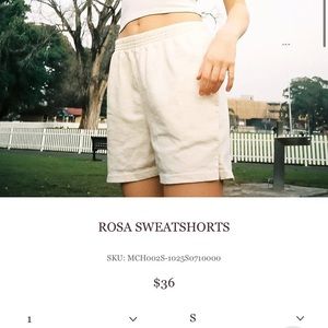 BRANDY MELVILLE ROSA SHORTS